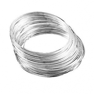 Memory-wire-ijzerdraad-0.6mm-100x-verzilverd